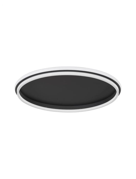 Plafoniera din Aluminiu Negru H6xL60cm IP20 52W 6339lm 3000k WILLOW
