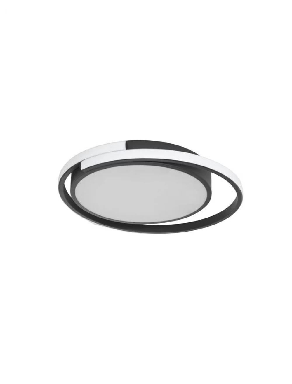Plafoniera din Aluminiu Negru H5xL40cm IP20 22W 1540lm 3000k ODREY