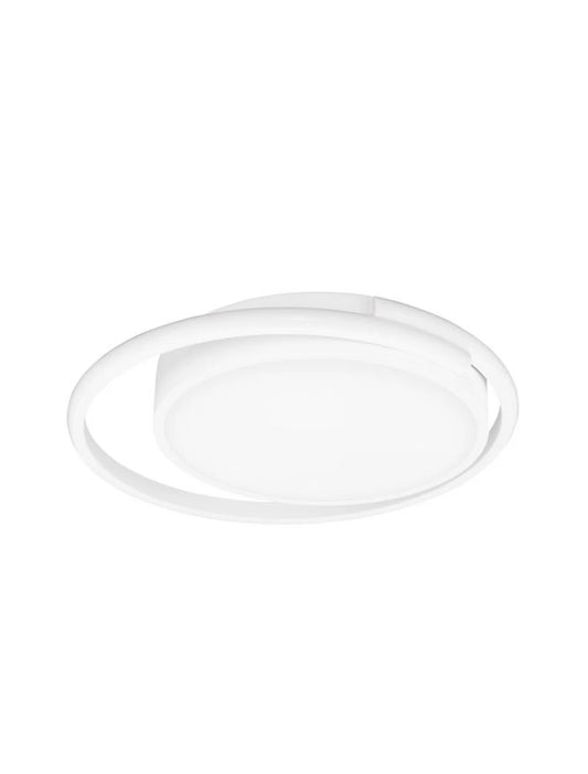 Plafoniera structura din Aluminiu Alb si abajur din Acrilic  H5xL40cm IP20 22W 1540lm 3000k ODREY