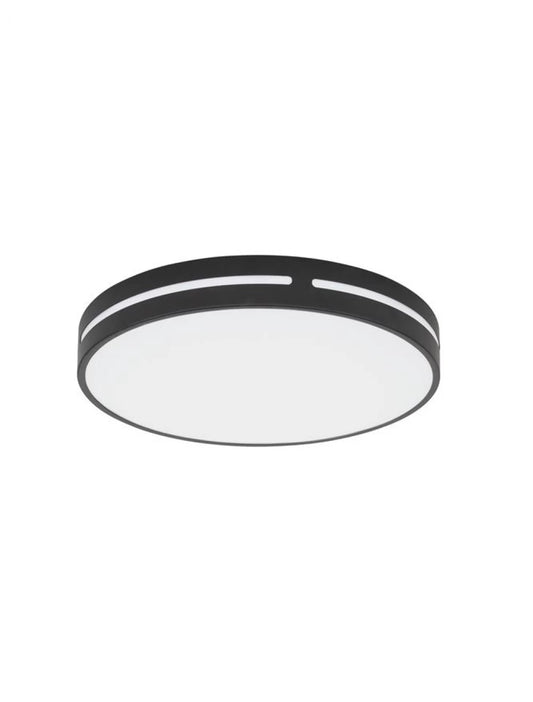 Plafoniera din Aluminiu Negru H6xL45cm IP20 30W 1825lm 3000k WHEEL
