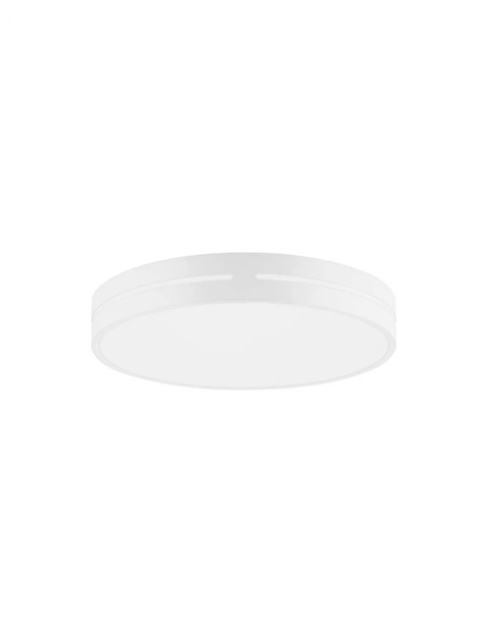 Plafoniera structura din Aluminiu Alb si abajur din Acrilic  H6xL45cm IP20 30W 1825lm 3000k WHEEL