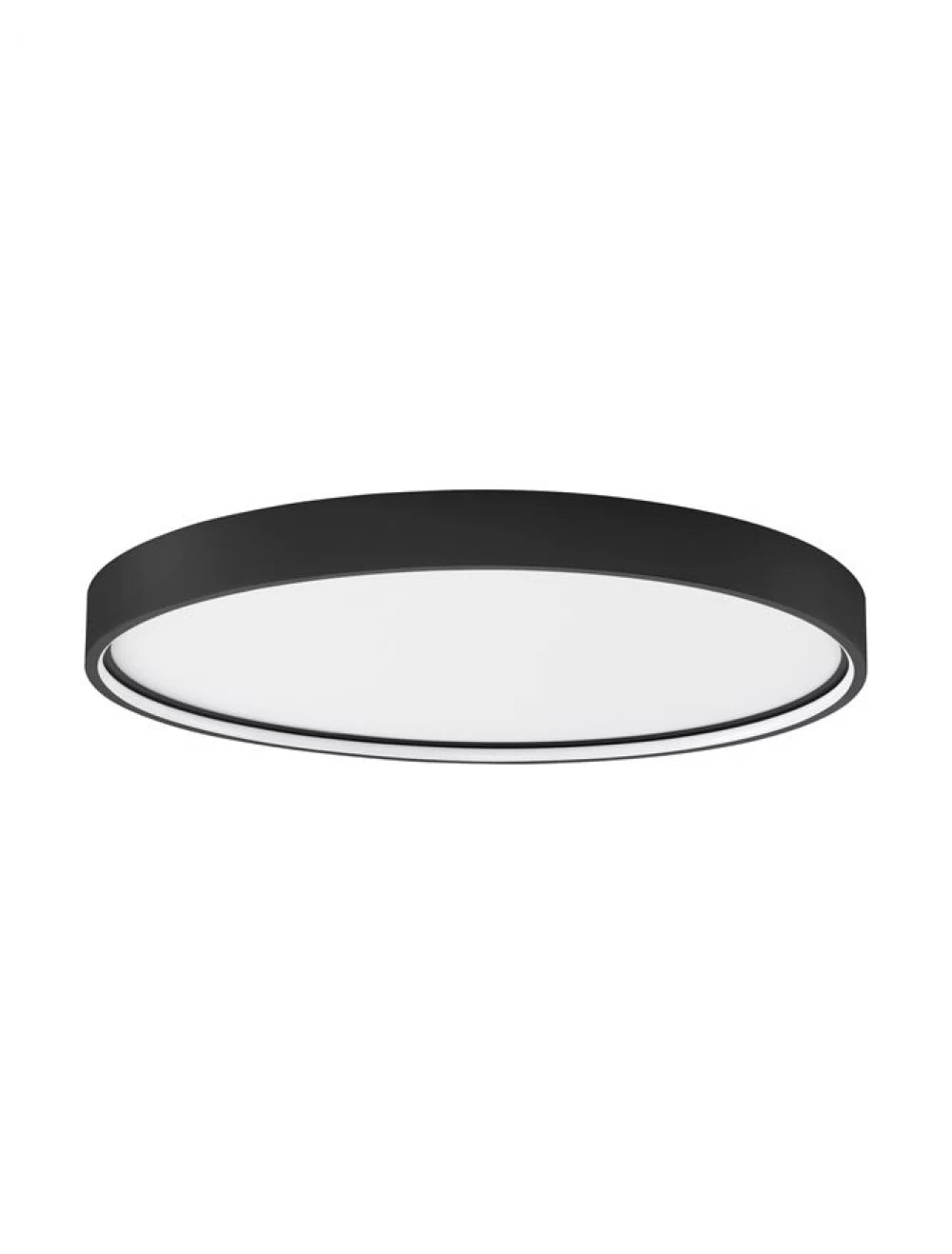 Plafoniera din Aluminiu Negru H5xL60cm IP20 60W 4800lm 3000k OLAF