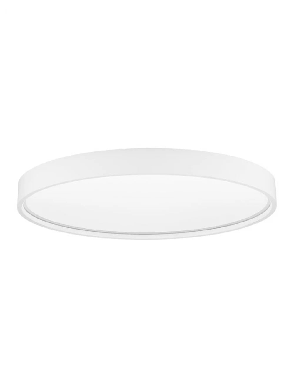Plafoniera structura din Aluminiu Alb si abajur din Acrilic  H5xL60cm IP20 60W 4800lm 3000k OLAF