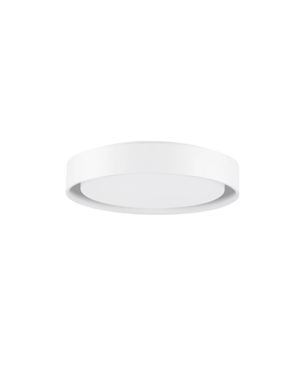 Plafoniera structura din Aluminiu Alb si abajur din Acrilic  H8xL48cm IP20 30W 1800lm 3000k KOI