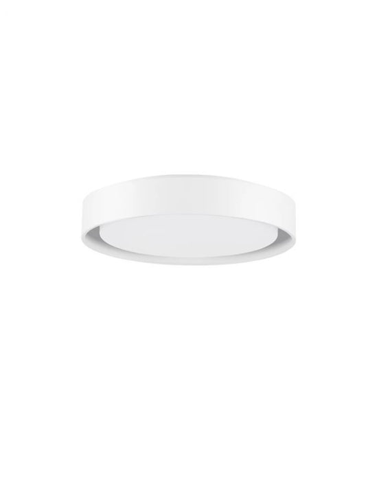 Plafoniera structura din Aluminiu Alb si abajur din Acrilic  H8xL48cm IP20 30W 1800lm 3000k KOI