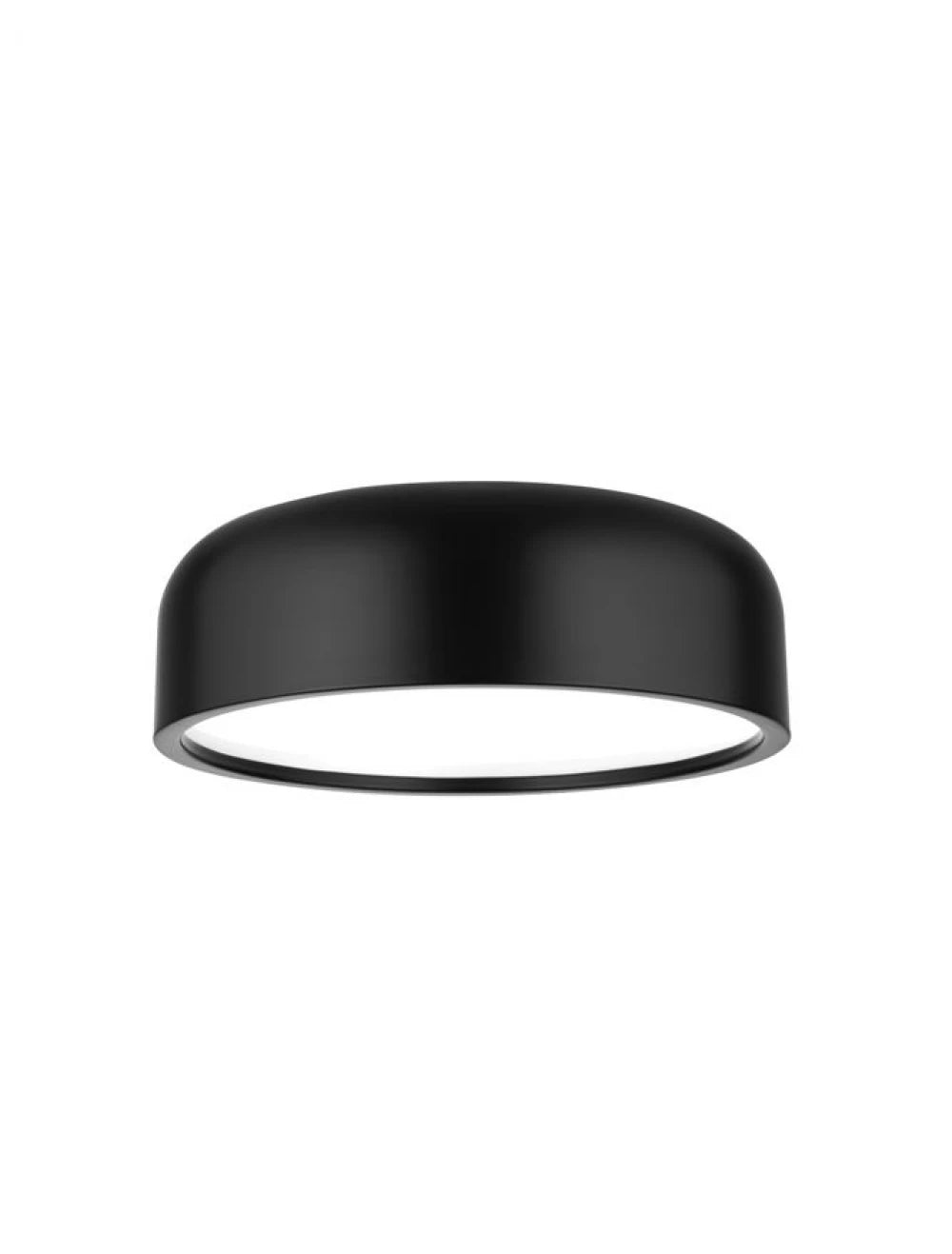 Plafoniera structura din Metal Negru si abajur din Acrilic Alb H13xL35cm IP20 PERLETO
