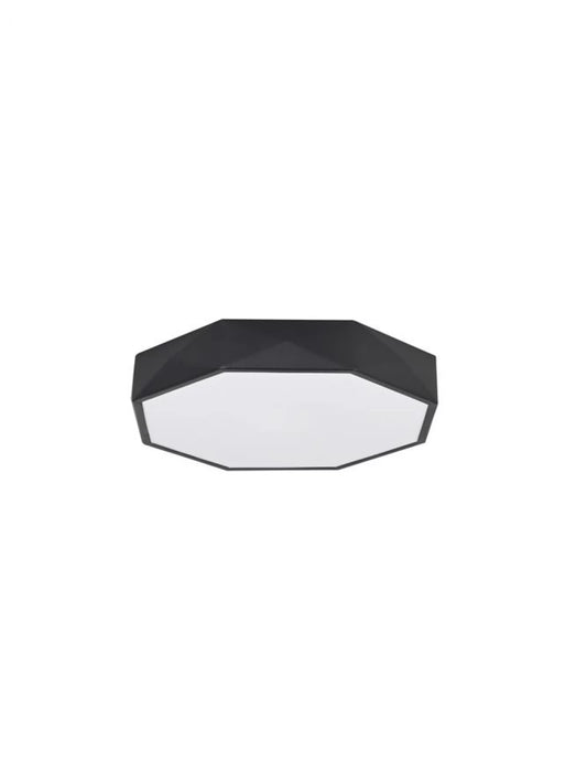 Plafoniera din Aluminiu Negru H6xL40cm IP20 24W 1380lm 3000k EBEN