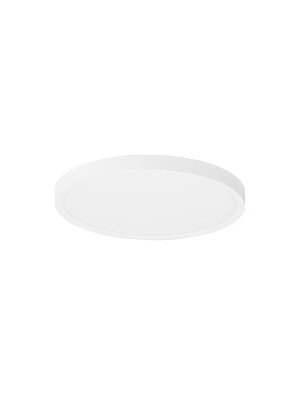 Plafoniera structura din Plastic ABS Alb si abajur din Acrilic  H2.5xL30cm IP20 24W 2400lm 3000-4000-6500k DIXIE