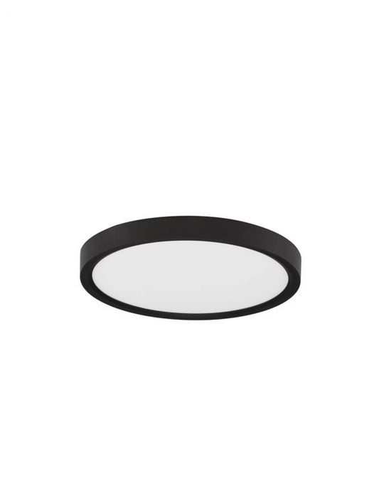Plafoniera din Plastic ABS Negru H2.5xL22cm IP20 18W 1800lm 3000-4000-6500k DIXIE