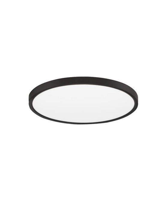 Plafoniera din Plastic ABS Negru H2.5xL40cm IP20 36W 3200lm 3000-4000-6500k DIXIE