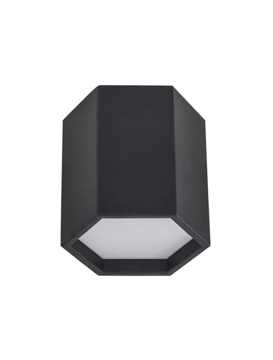 Plafoniera din Aluminiu Negru H20xL25cm IP20 10W 600lm 3000k SAMBA