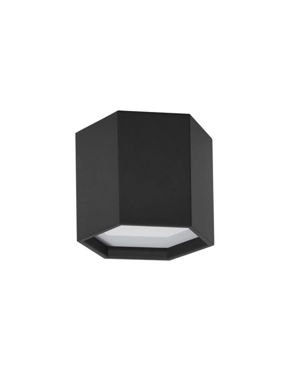 Plafoniera din Aluminiu Negru H20xL25cm IP20 10W 600lm 3000k SAMBA