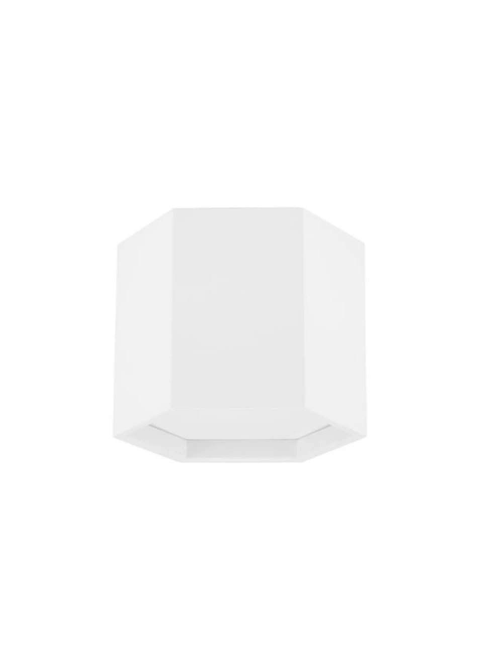 Plafoniera structura din Aluminiu Alb si abajur din Acrilic  H20xL25cm IP20 10W 600lm 3000k SAMBA