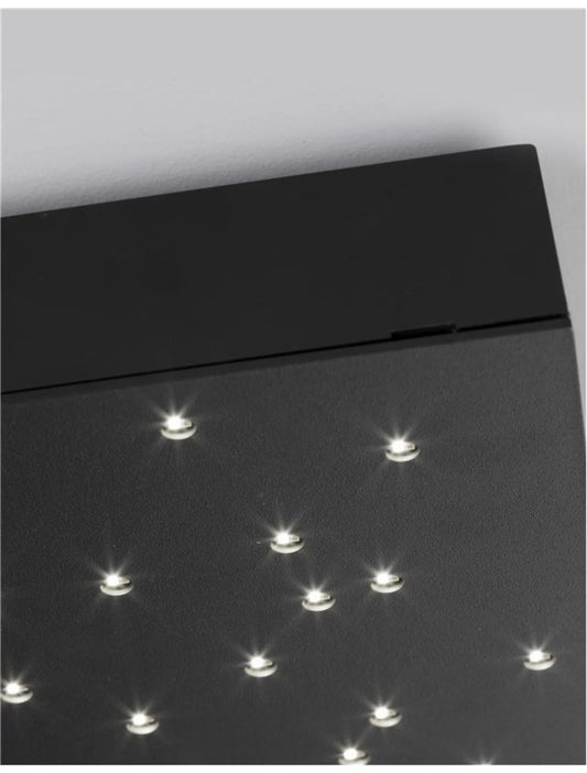 Plafoniera din Plastic ABS Negru H4xL30cm IP20 8W 930lm 3000-4000k CIELO