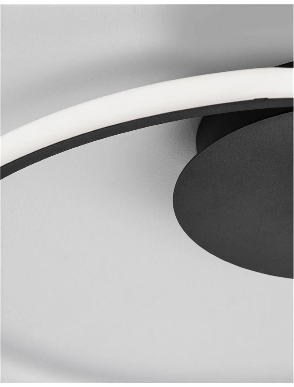 Plafoniera din Aluminiu Negru H5xL50cm IP20 32W 2320lm 3000k FULINE