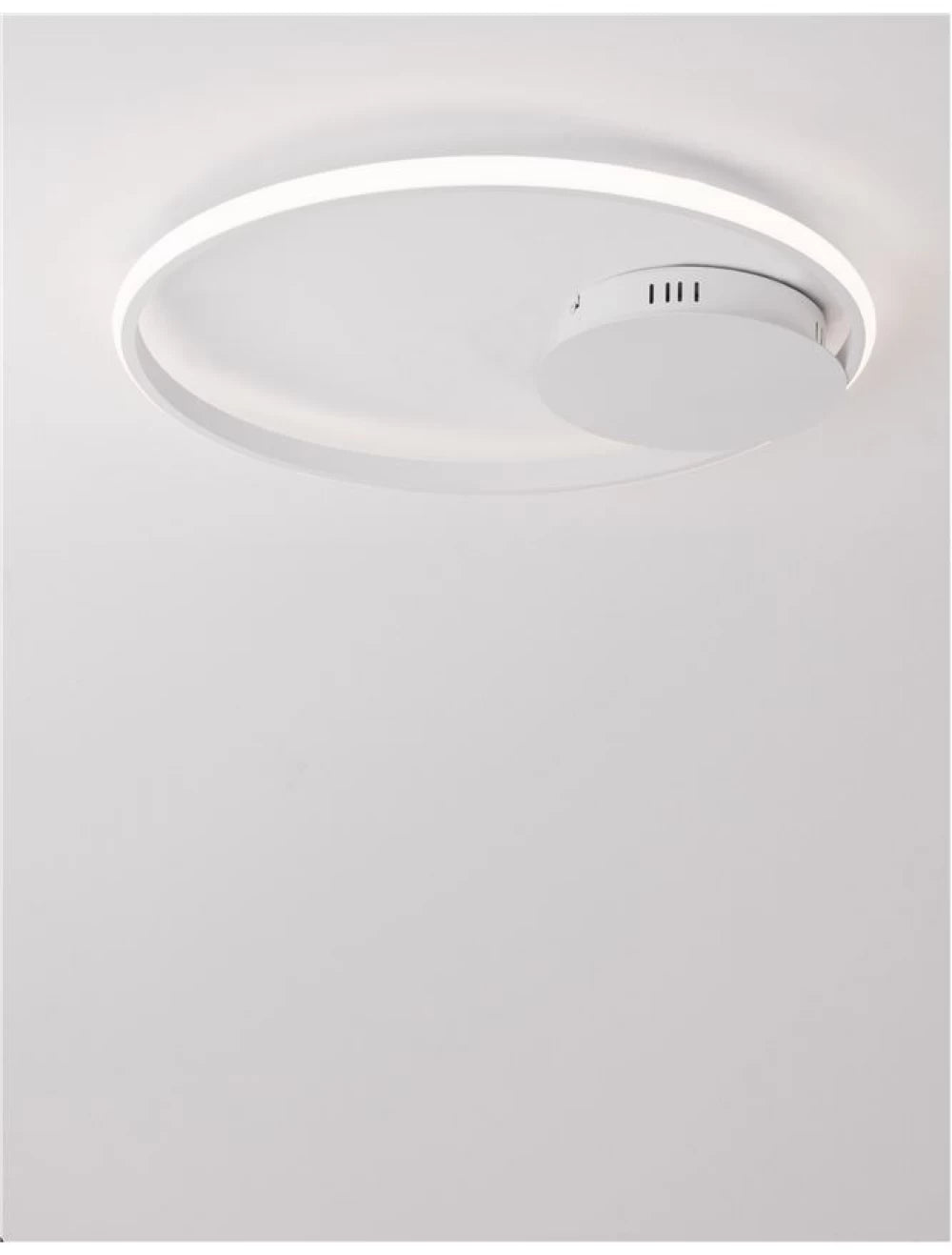 Plafoniera structura din Aluminiu Alb si abajur din Acrilic  H5xL50cm IP20 32W 2320lm 3000k FULINE
