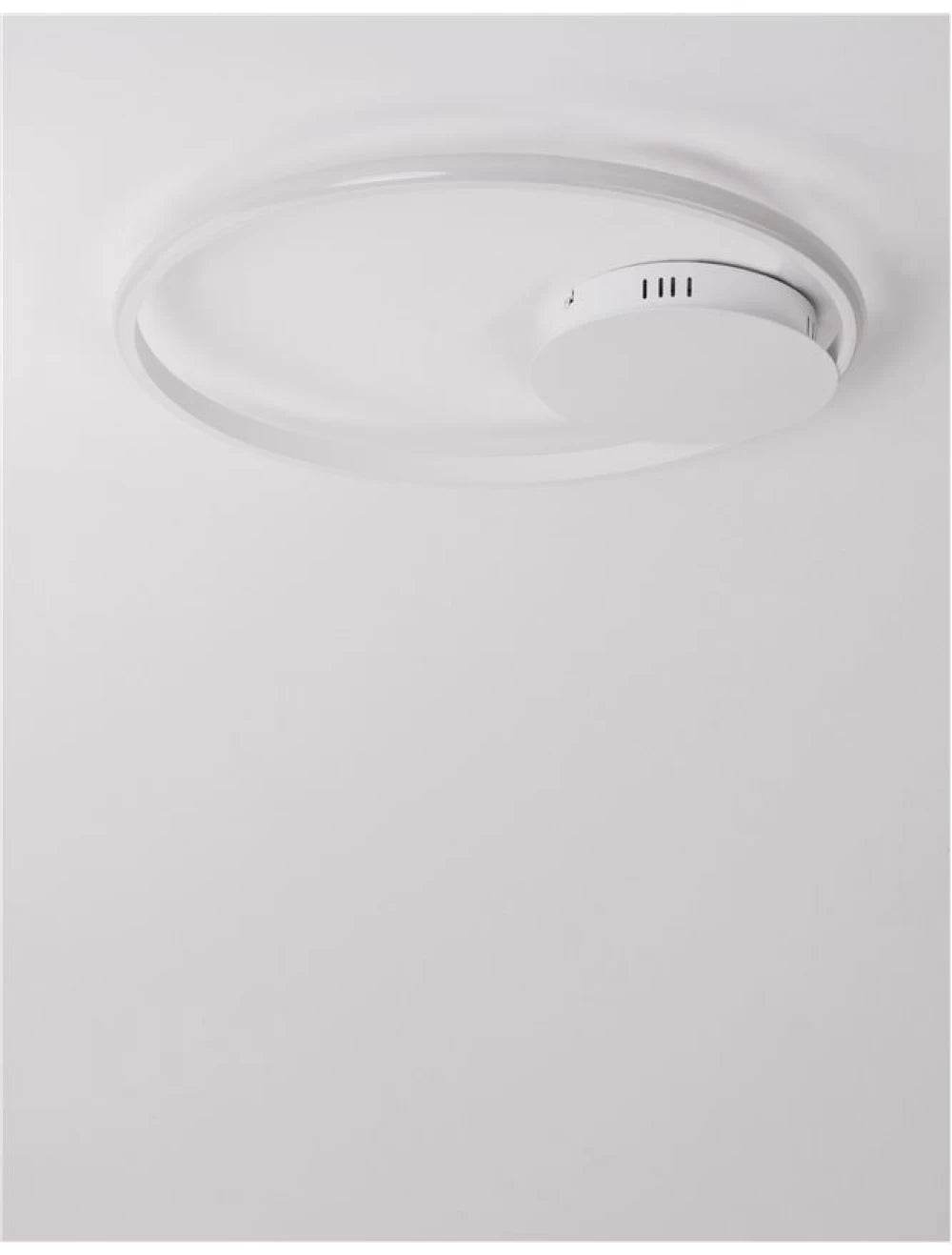 Plafoniera structura din Aluminiu Alb si abajur din Acrilic  H5xL50cm IP20 32W 2320lm 3000k FULINE