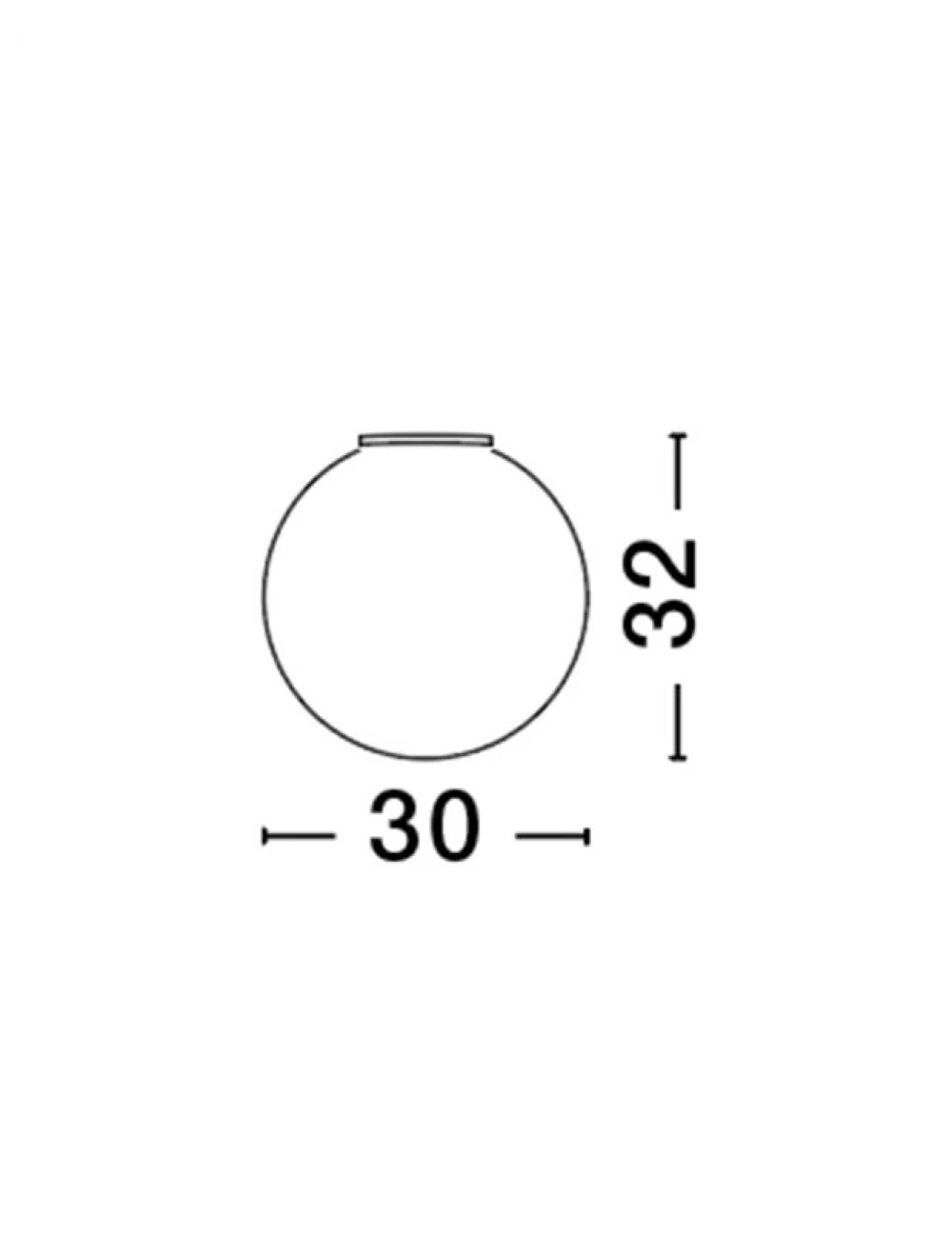 Plafoniera structura din Metal Alb si abajur din Sticla Alb H32xL30cm IP20 NEVOSO