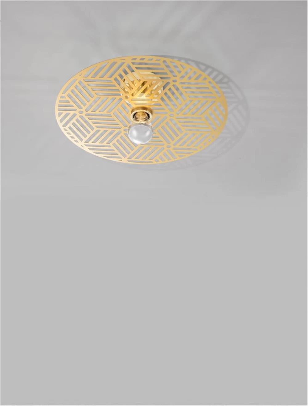 Plafoniera din Metal Auriu H12xL40cm IP20 ERES