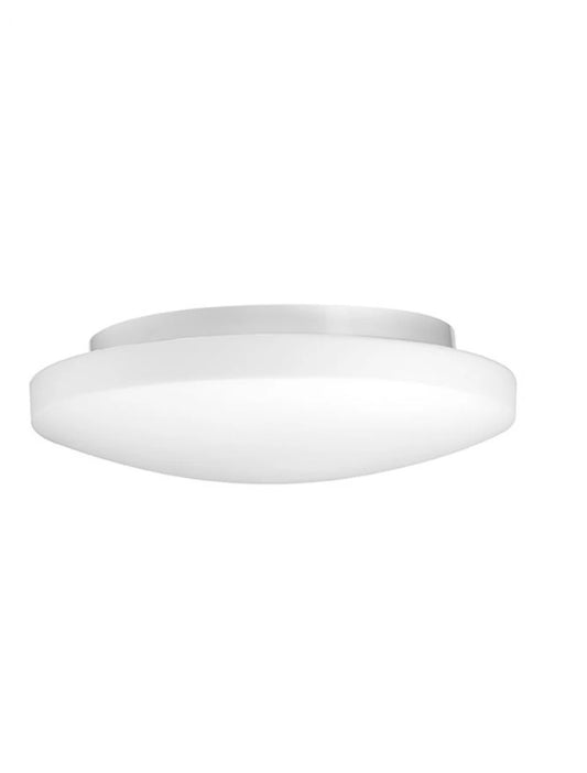Plafoniera structura din Metal Alb si abajur din Sticla Alb H8xL33cm IP20 IVI