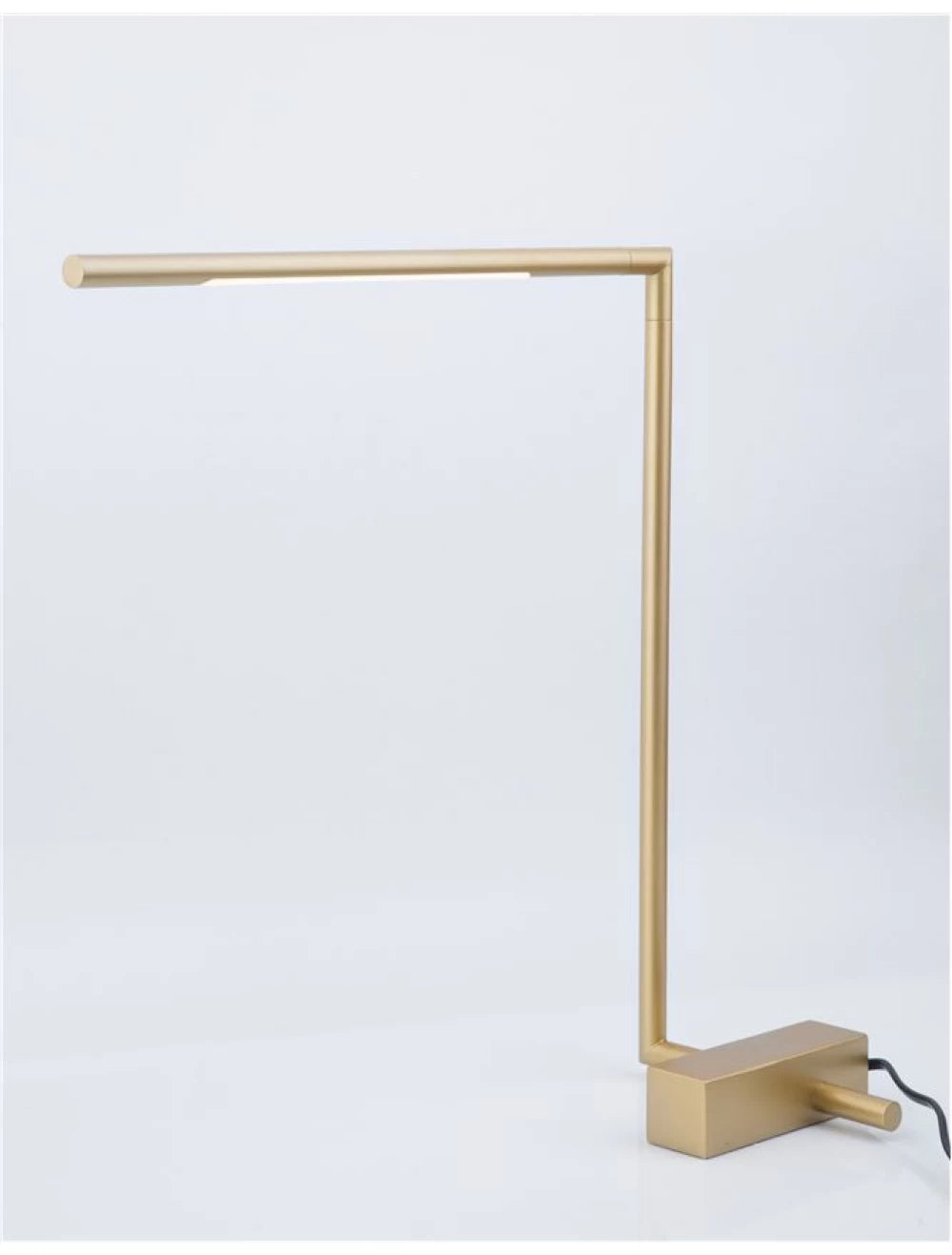 Veioza structura din Metal Auriu si abajur din Acrilic Alb H40xL36.5cm IP20 5W 377lm 3000k RACCIO