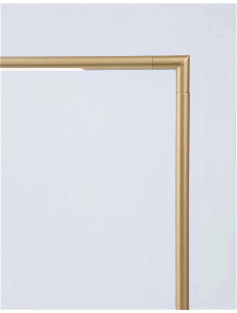 Veioza structura din Metal Auriu si abajur din Acrilic Alb H40xL36.5cm IP20 5W 377lm 3000k RACCIO
