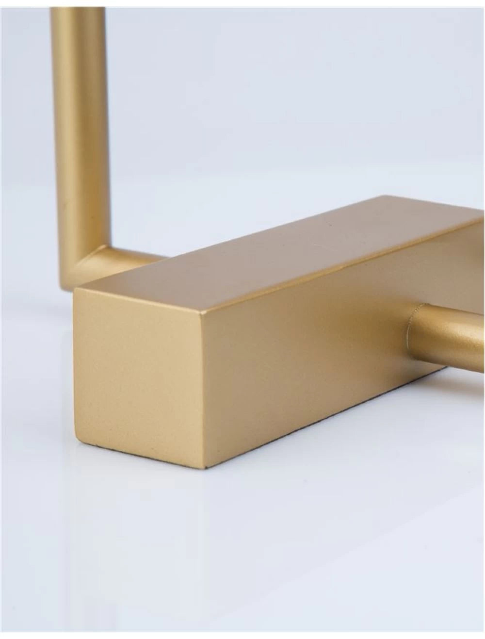 Veioza structura din Metal Auriu si abajur din Acrilic Alb H40xL36.5cm IP20 5W 377lm 3000k RACCIO
