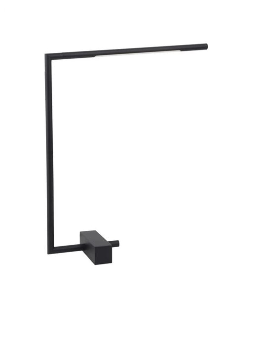 Veioza structura din Metal Negru si abajur din Acrilic Alb H40xL38.5cm IP20 5W 377lm 3000k RACCIO