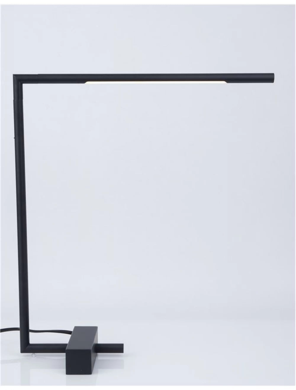 Veioza structura din Metal Negru si abajur din Acrilic Alb H40xL38.5cm IP20 5W 377lm 3000k RACCIO