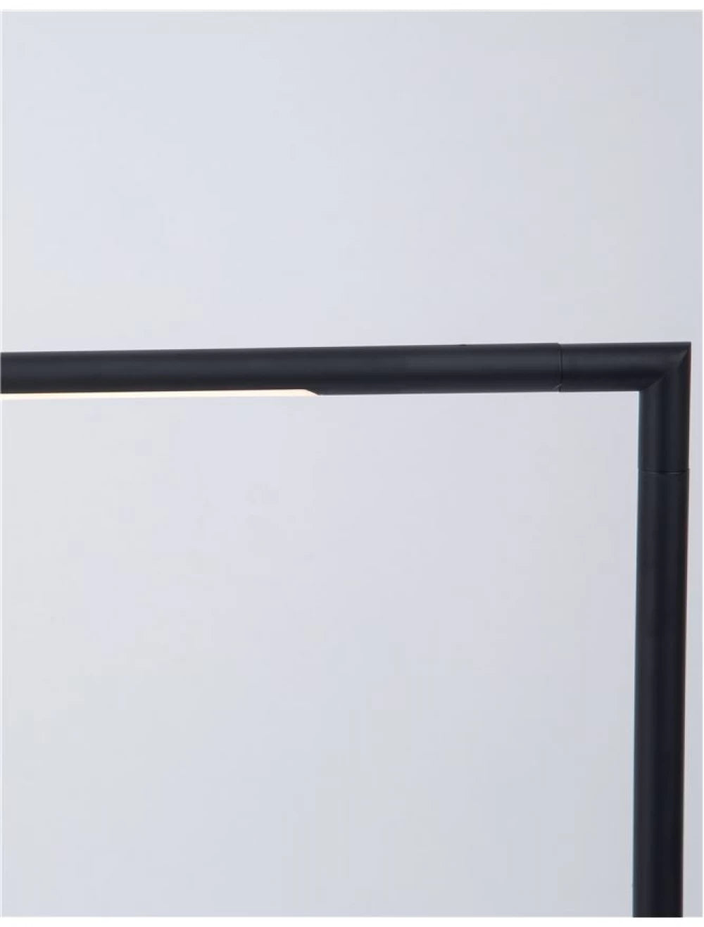 Veioza structura din Metal Negru si abajur din Acrilic Alb H40xL38.5cm IP20 5W 377lm 3000k RACCIO