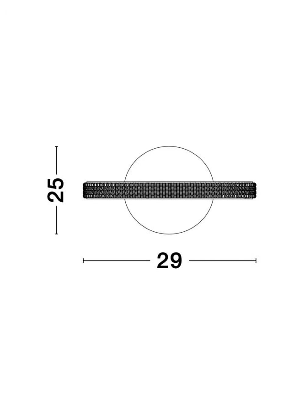 Veioza din Aluminiu Negru H30xL29cm IP20 11W 536lm 3000k NAGER