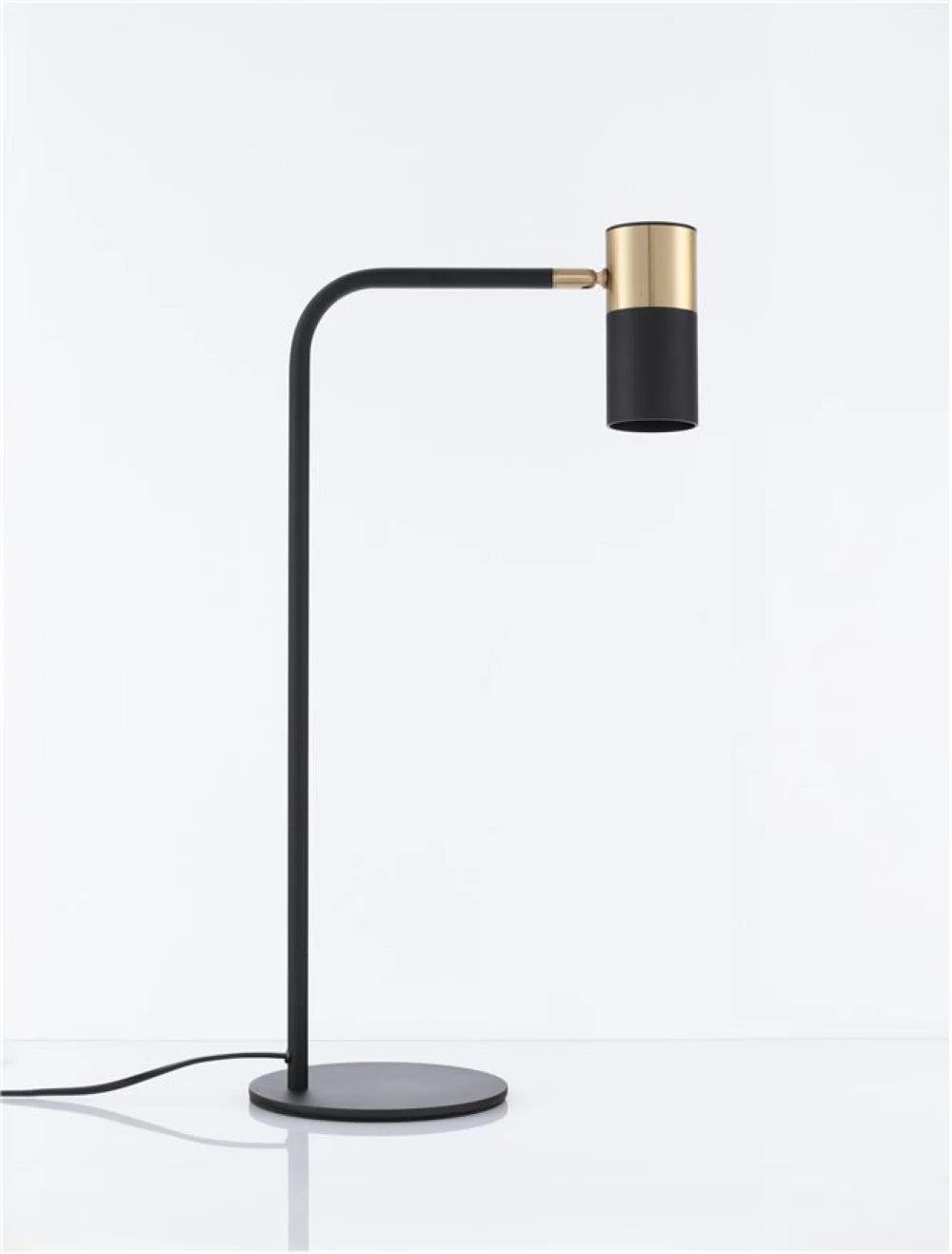 Veioza din Aluminiu Negru/Auriu H55xL16cm IP20 PONGO