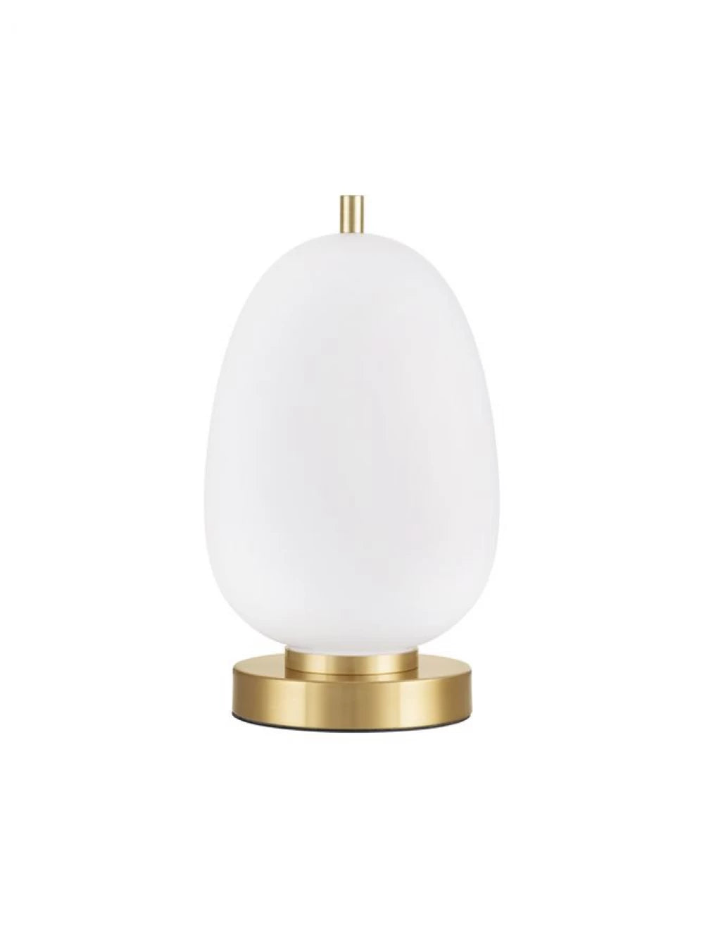 Veioza structura din Metal Auriu si abajur din Sticla Alb H28xL15.8cm IP20 LATO