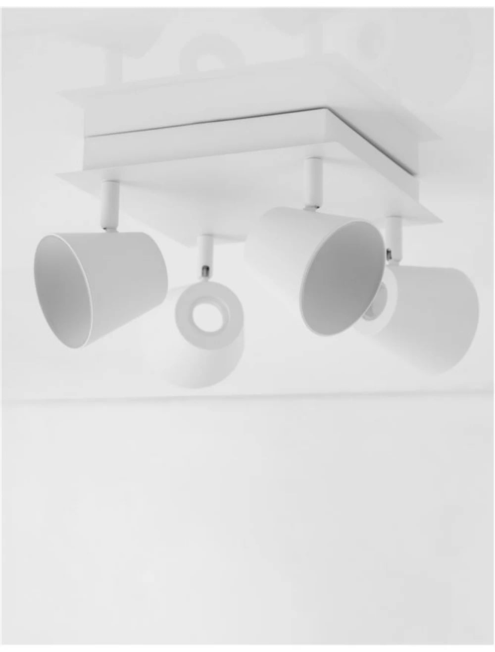 Plafoniera din Metal Alb H16xL22cm IP20 24W 1240lm 3000k BIAGIO