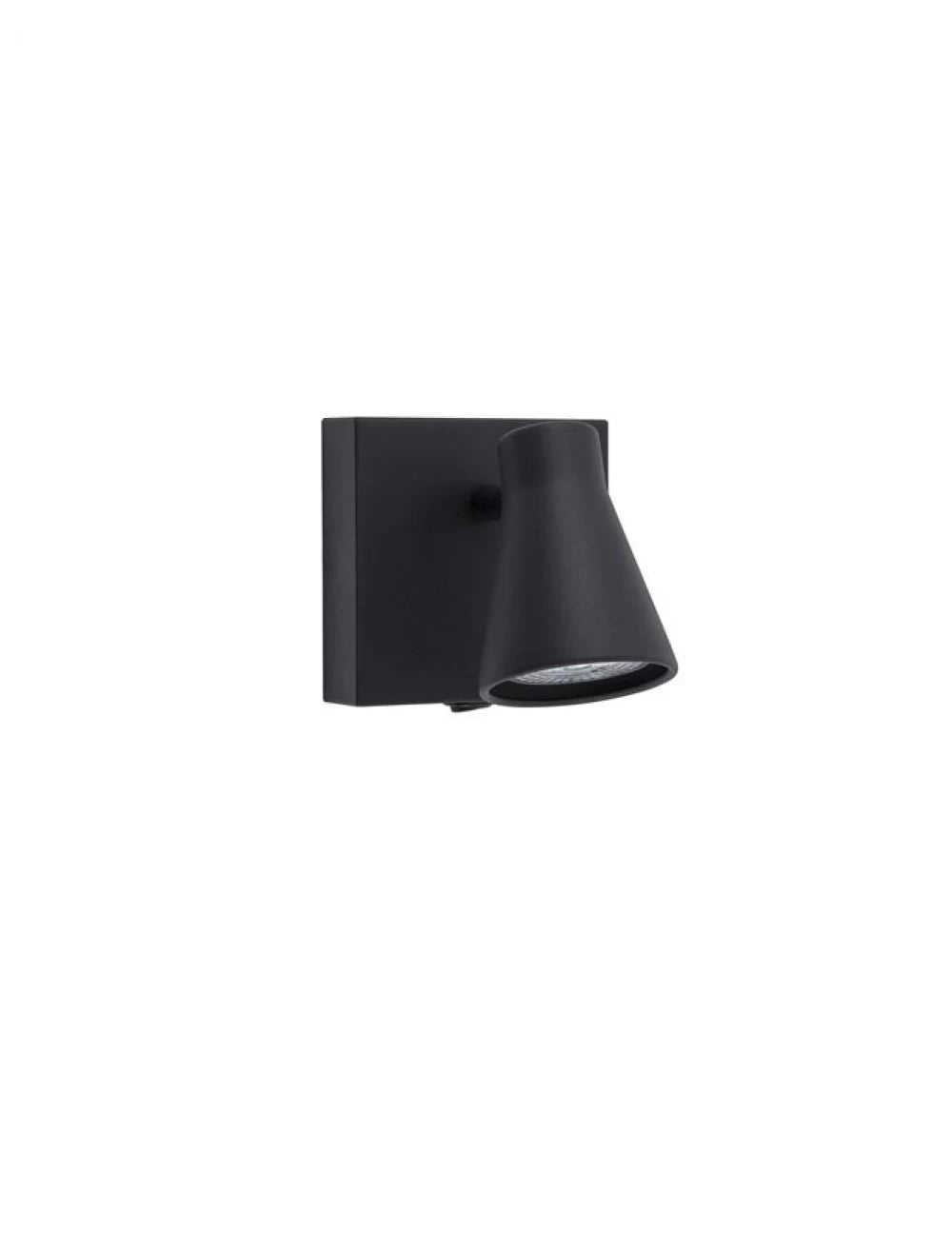 Aplica de perete din Metal Negru H10xL10cm IP20 DUBLIN