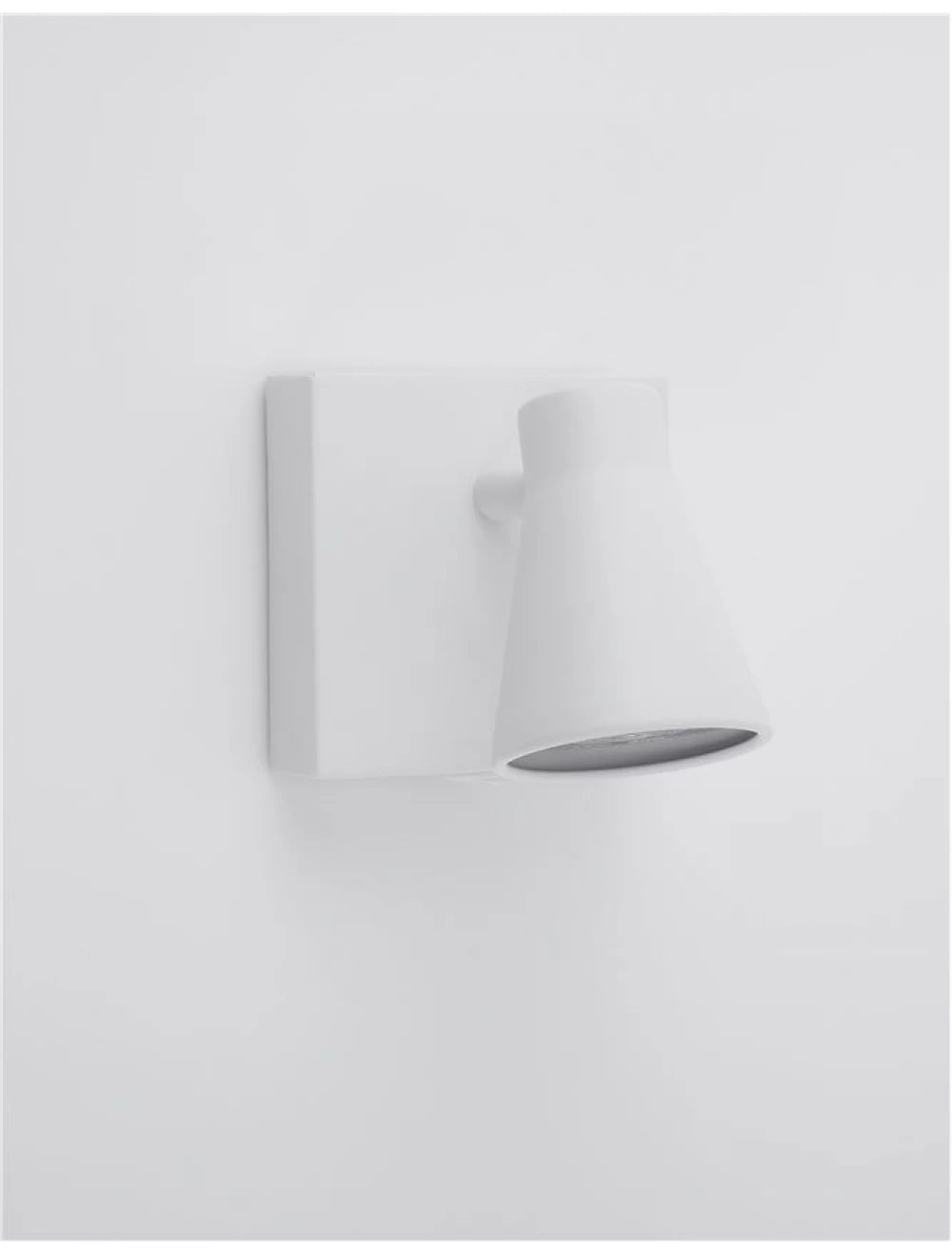 Aplica de perete din Metal Alb H10xL10cm IP20 DUBLIN