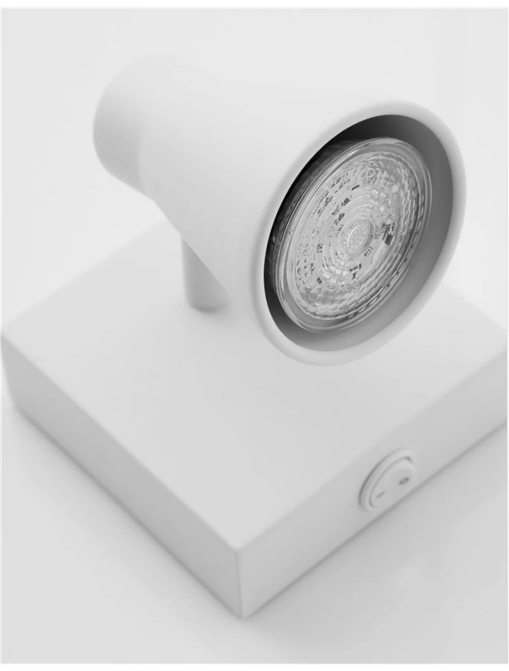 Aplica de perete din Metal Alb H10xL10cm IP20 DUBLIN