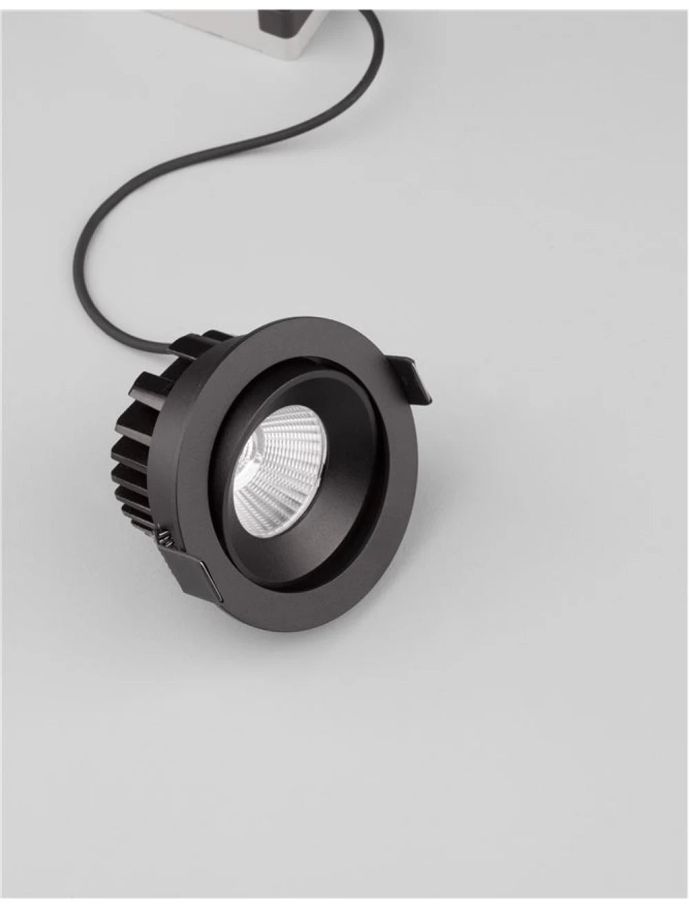 Spot incastrat din Aluminiu Negru H4.7xL9cm IP65 12W 720lm 3000k BLADE