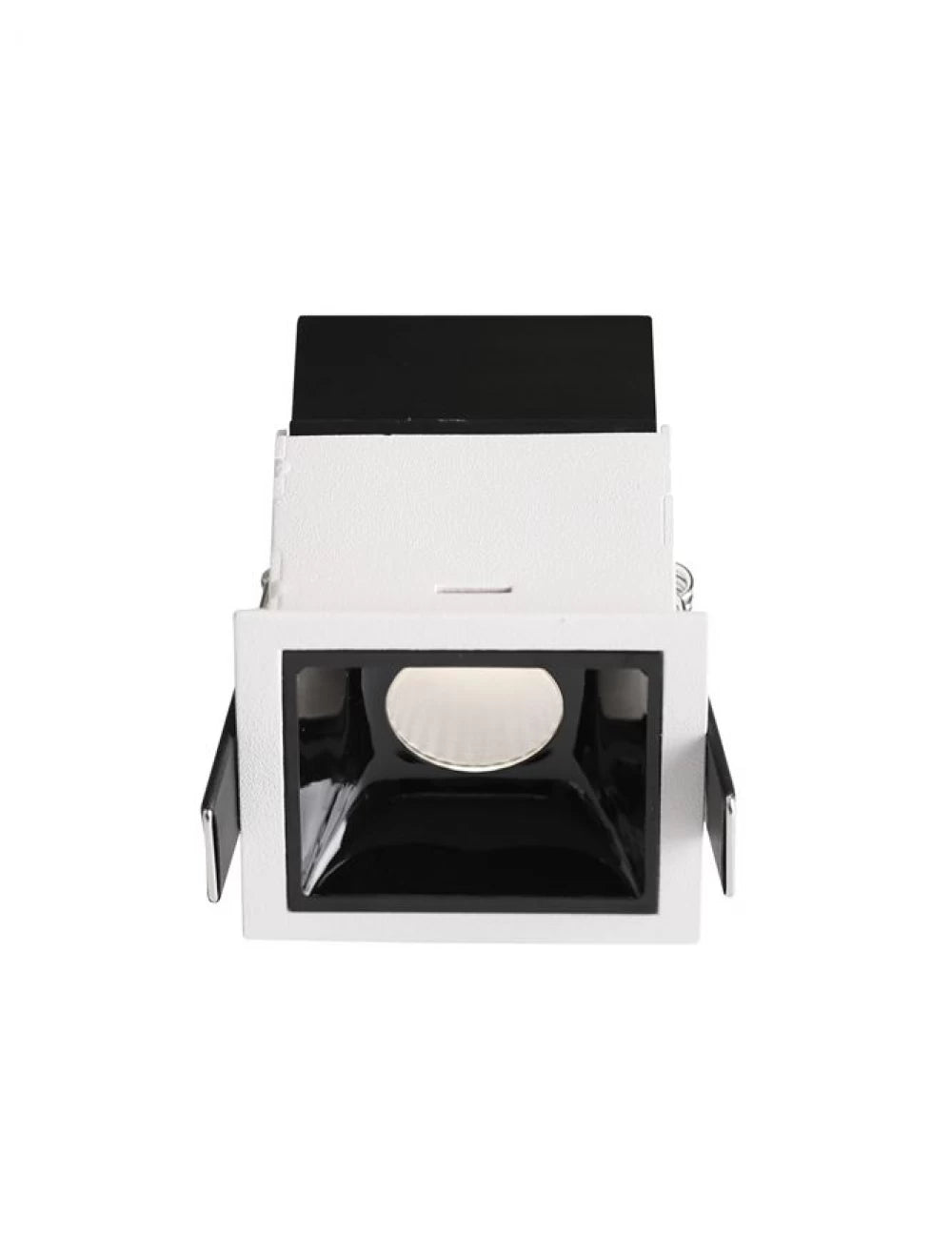 Spot incastrat din Aluminiu Alb/Negru H6.8xL6.2cm IP20 7W 490lm 3000k SOREL