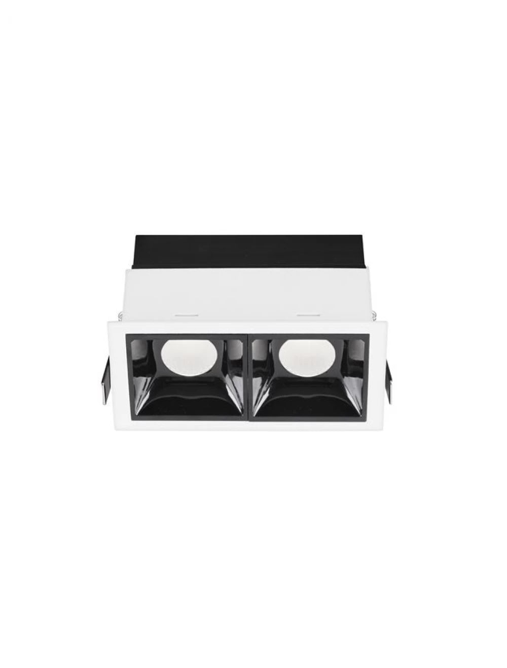 Spot incastrat din Aluminiu Alb/Negru H6.8xL11.5cm IP20 14W 1000lm 3000k SOREL