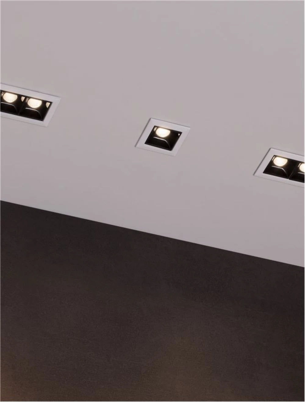 Spot incastrat din Aluminiu Alb H4.9xL7.2cm IP20 3W 160lm 3000k AKIRA
