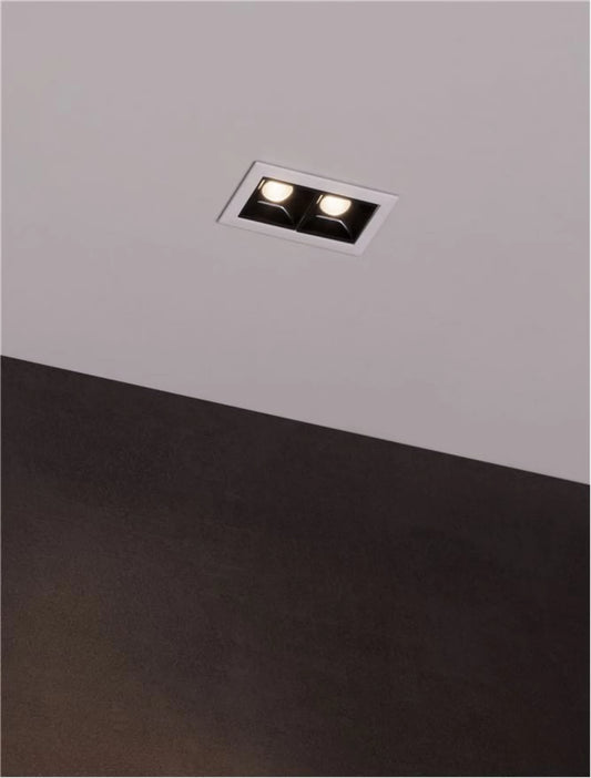 Spot incastrat din Aluminiu Alb H4.9xL7.1cm IP20 5W 331lm 3000k AKIRA