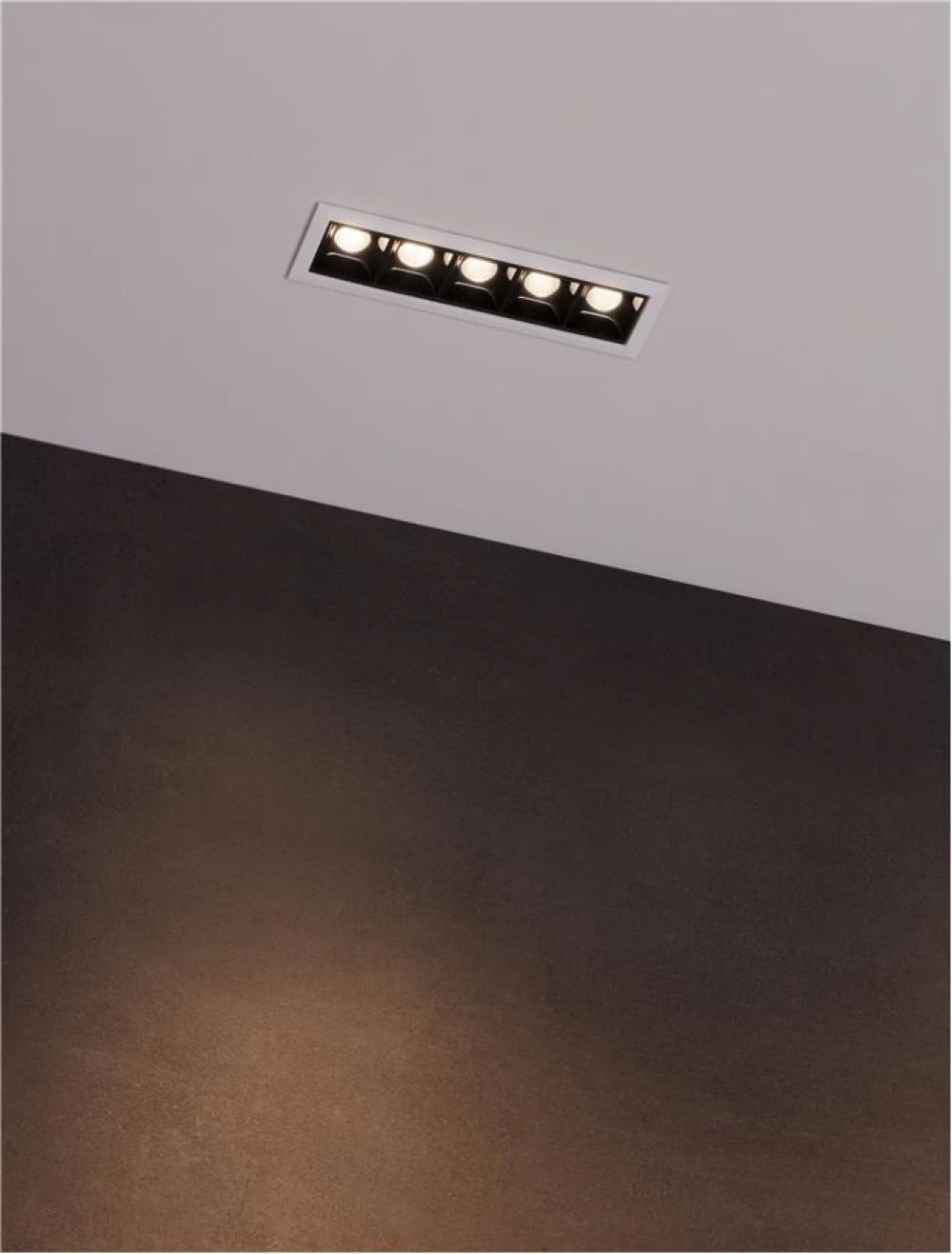 Spot incastrat din Aluminiu Alb H4.9xL14.3cm IP20 11W 743lm 3000k AKIRA