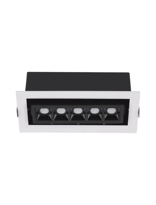 Spot incastrat din Aluminiu Negru H8.8xL19cm IP20 8W 710lm 3000k CANTIA