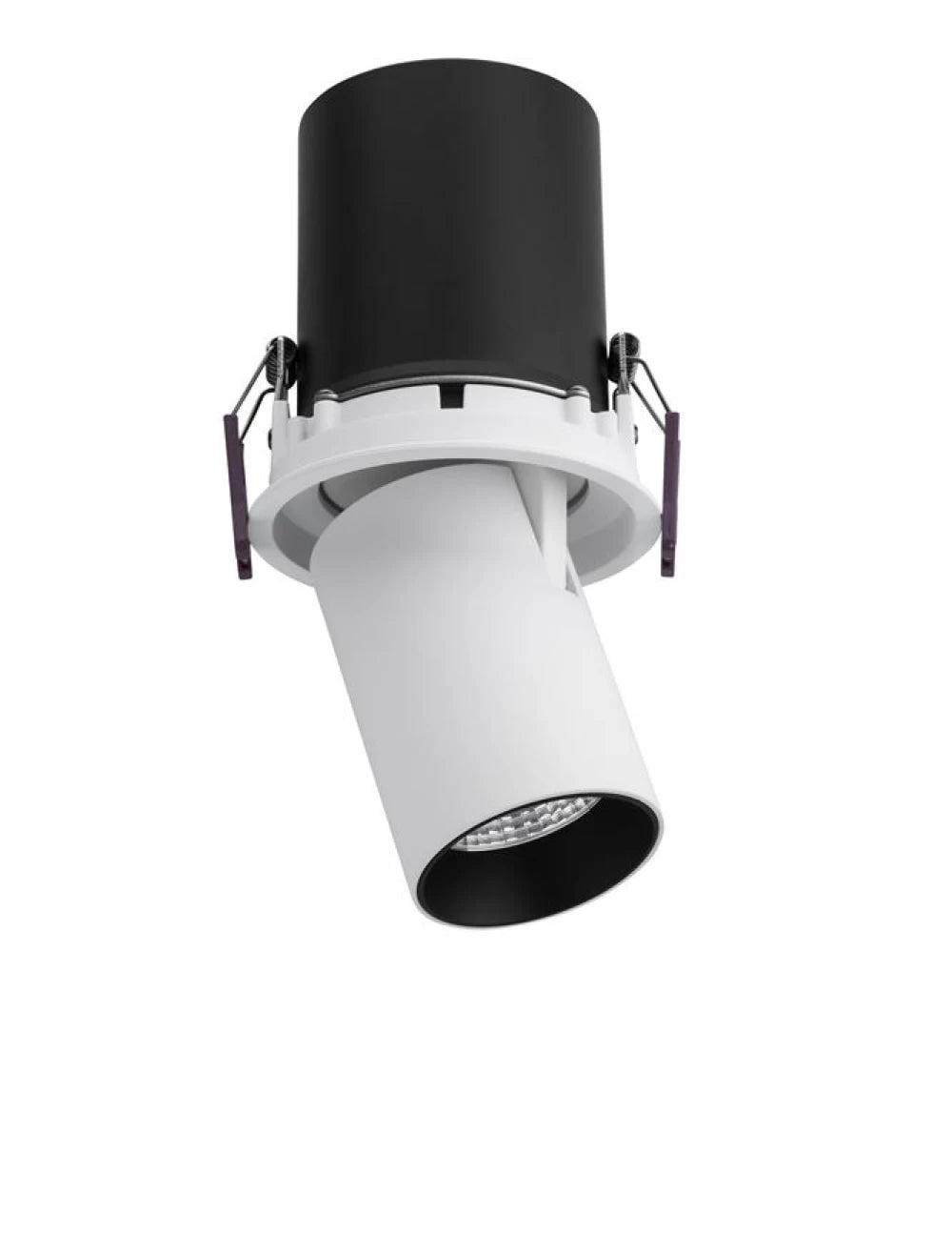 Spot incastrat din Aluminiu Alb/Negru H21xL6cm IP32 12W 720lm 3000k PIN