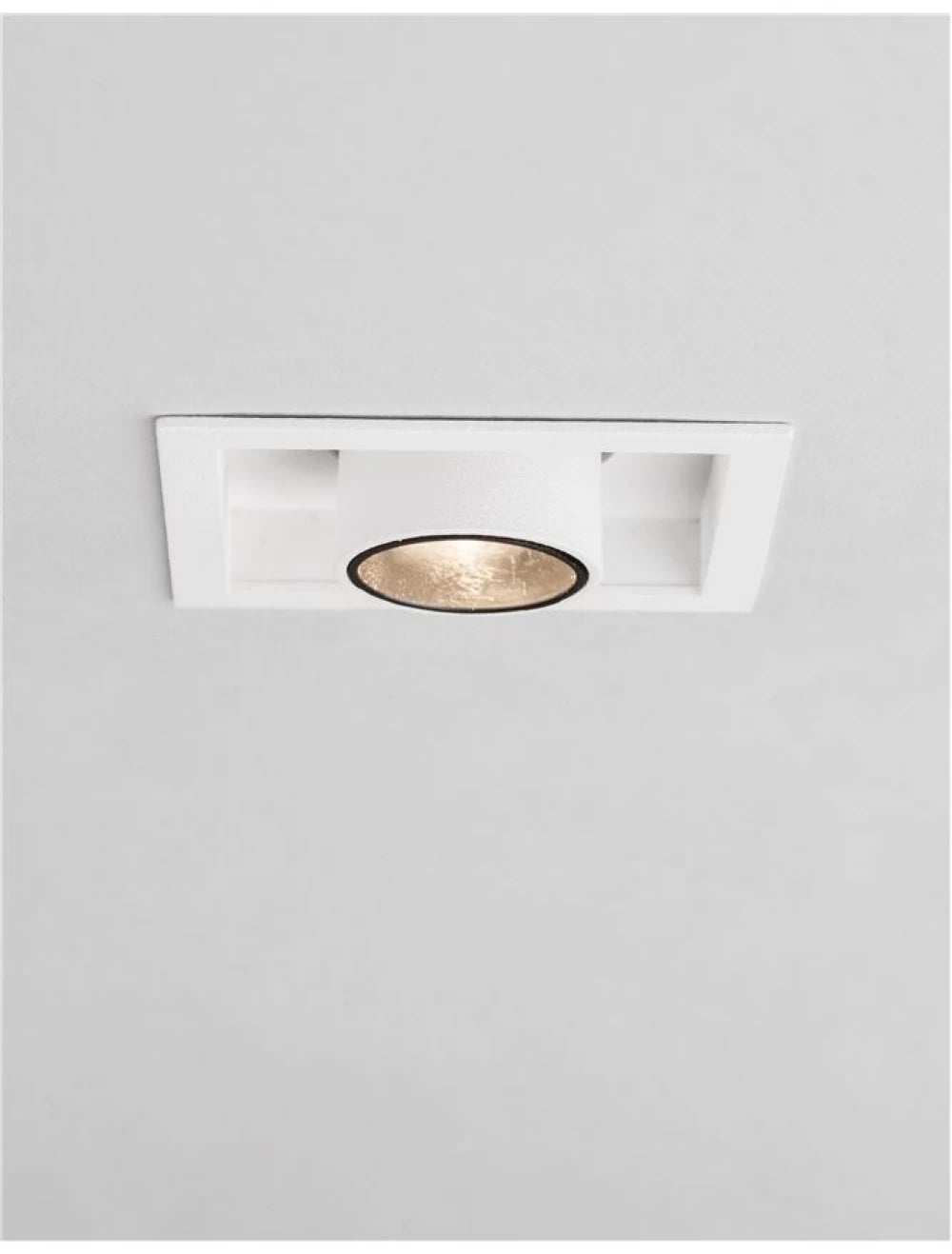 Spot incastrat din Aluminiu Alb H6.6xL6.2cm IP20 3W 270lm 3000k DESERT