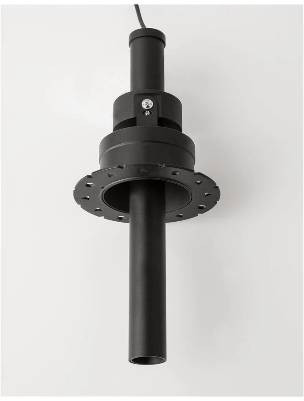 Spot incastrat din Aluminiu Negru H25xL2.6cm IP20 6W 740lm 3000k OVO