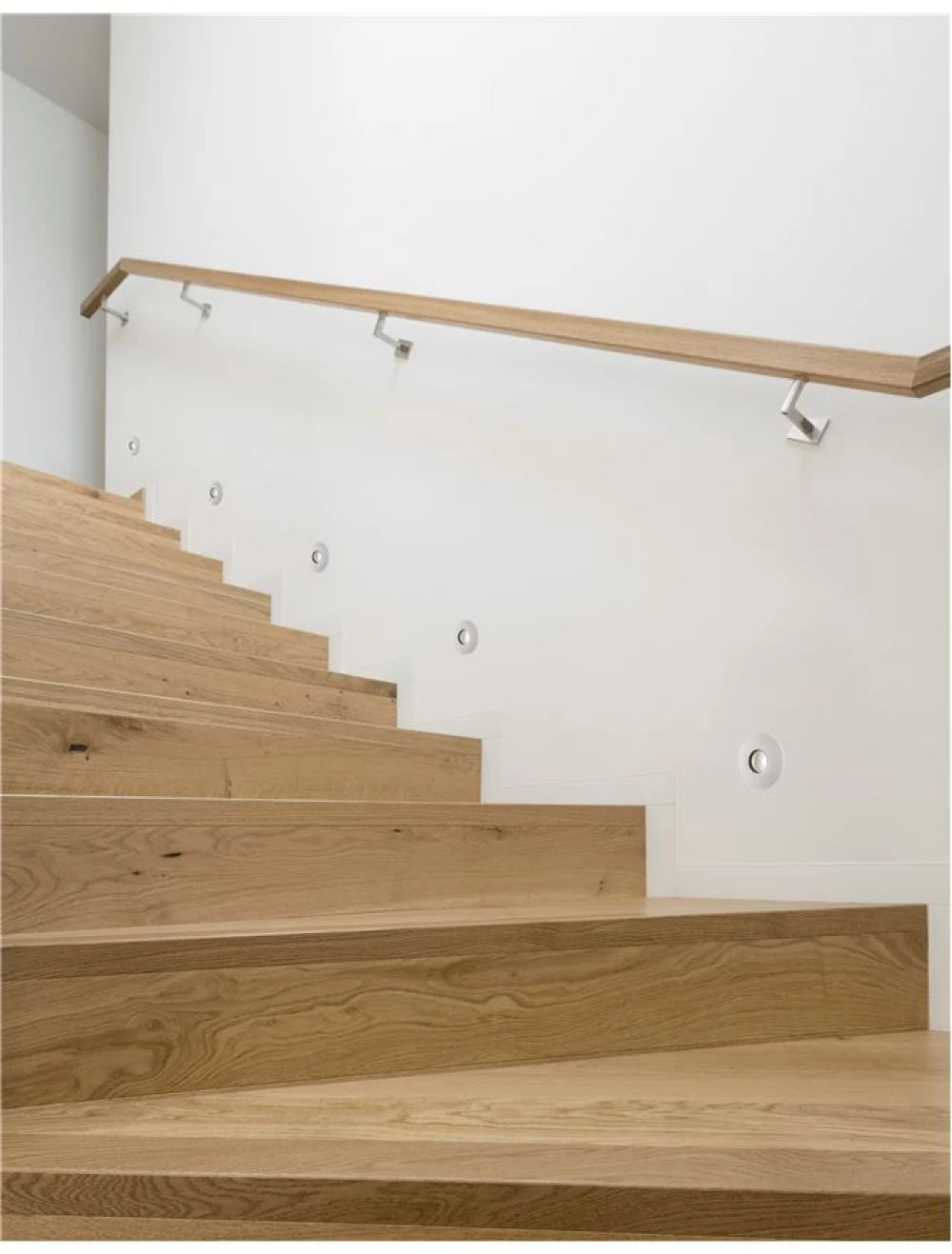 Spot incastrat pentru scari din Aluminiu Alb H5.3xL3.7cm IP67 1W 60lm 3000k BANG