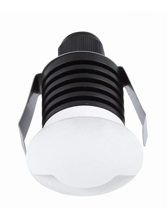 Spot incastrat pentru scari din Aluminiu Alb H5.3xL3.7cm IP67 1W 60lm 3000k BANG