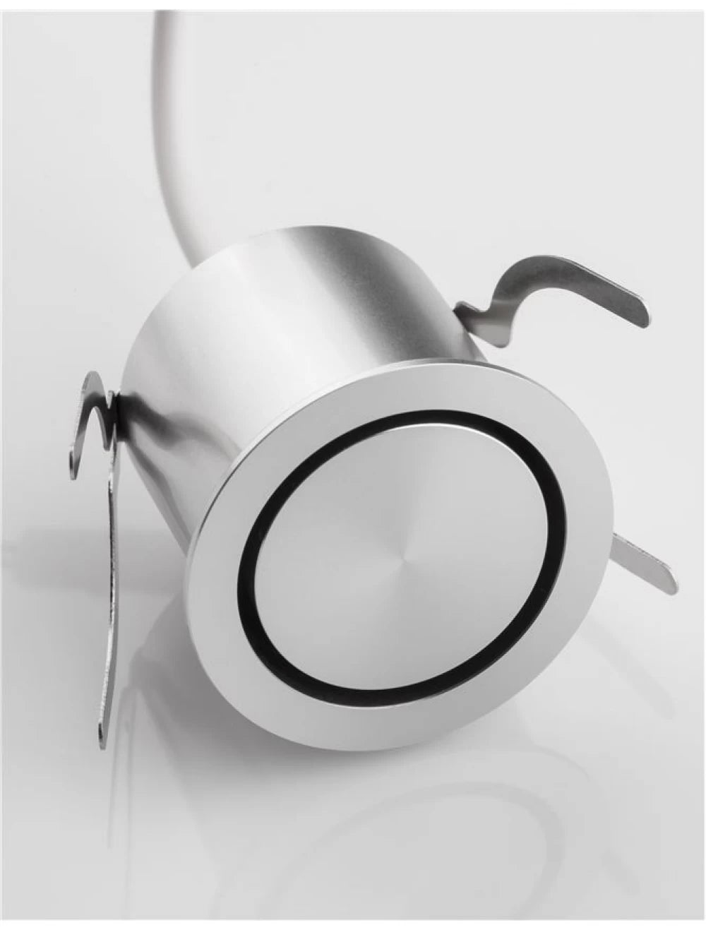 Spot incastrat pentru scari din Aluminiu Argintiu H4.3xL4.4cm IP20 2.5W 700lm 3000k NATAL